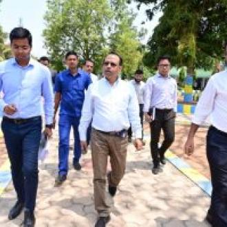 Visit of Sri Pradip Kumar Jena, IAS, Chief Secretary, Govt. of Odisha to Keonjhar District