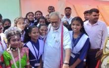 Hon’ble Governor, Odisha Prof. Ganeshi Lal visited Keonjhar District for Golden Jubilee Celebration of Janamangal High School Dimbo